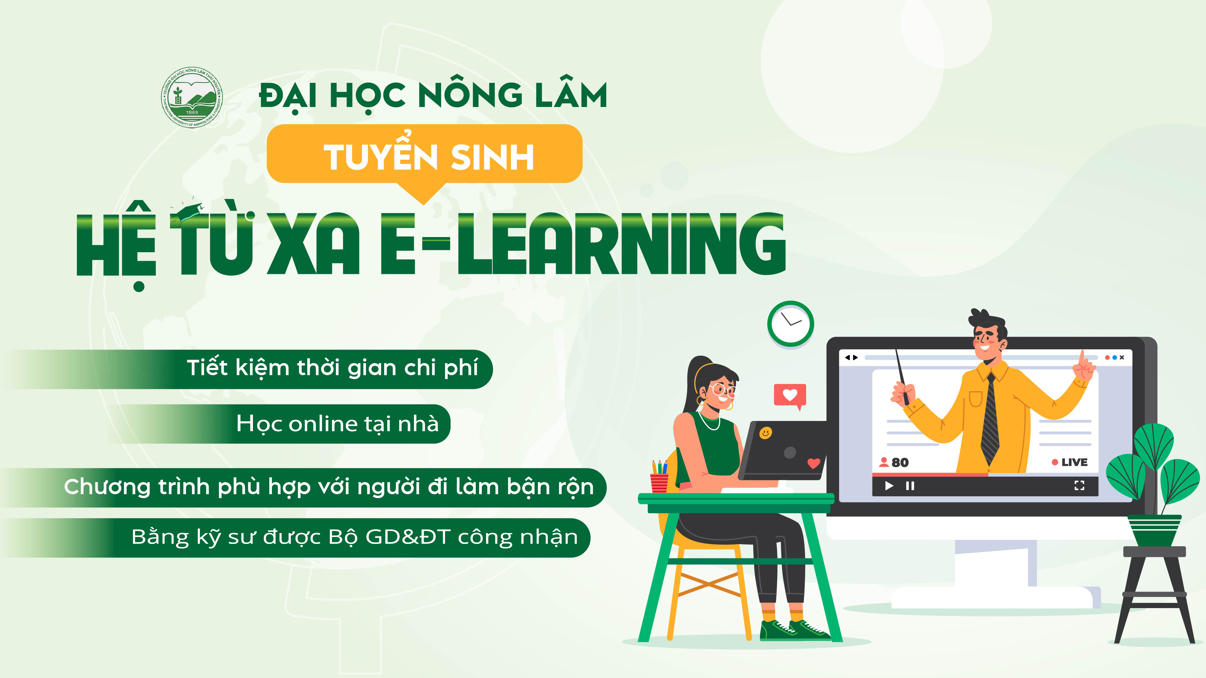 Đại học online đại học nông lâm thái nguyên